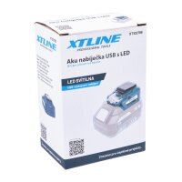 XTLINE Ladegerät mit LED-Licht 60 lm, 18 V | 1,5 A