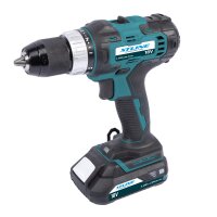 XTLINE Akku-Bohrmaschine 18 V, 40 Nm + 2 Akku-Packs 2,0...