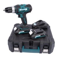 XTLINE Akku-Bohrmaschine 18 V, 40 Nm + 2 Akku-Packs 2,0 Ah + Ladegerät 2,4 A