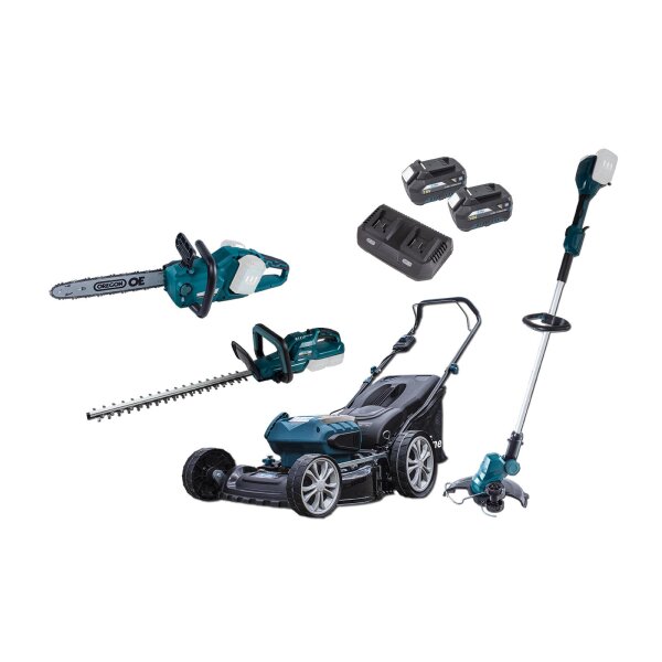 XTLINE Akku-Gartengeräte-Set 36V, 7-teilig