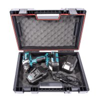 XTLINE Akku-Schlagschrauber 1/2" BRUSHLESS 18 V, 300 Nm + 2x Akku-Pack 5,0 Ah + Ladegerät 3,5 A