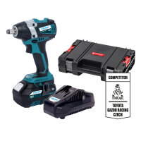 XTLINE Akku-Schlagschrauber 1/2" BRUSHLESS 18 V, 300 Nm + 2x Akku-Pack 5,0 Ah + Ladegerät 3,5 A