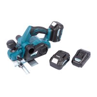 XTLINE Akku-Hobelmaschine 18 V + 2x Akku-Pack 5,0 Ah +...