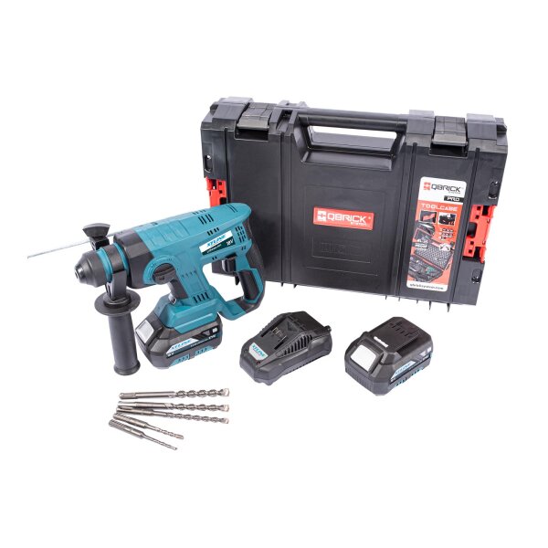 XTLINE Akku-Bohrhammer BRUSHLESS, SDS-PLUS 18 V + 2x Akku-Pack 5,0 Ah + Ladegerät 3,5 A
