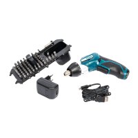 XTLINE Akkuschrauber 3,6 V, 4 Nm + 55-teiliges Zubehörset