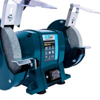 XTLINE Doppelscheiben-Schleifmaschine 300 W, 150 mm + 40 W Arbeitslampe