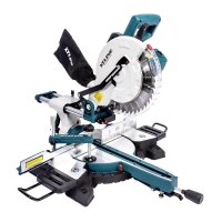 XTLINE Schiebe-Gehrungssäge mit Laser 2200 W, 255 mm